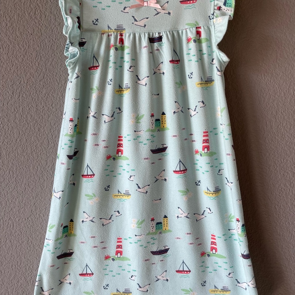 John Lewis London Nautical Nightgown, GIRLS' SIZE 7 …Adorable! 💙